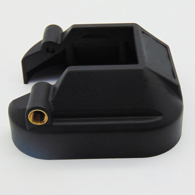 Black Plastic Injection Parts Fireproofing SPI 300K ABS Injection Molding For Assembling